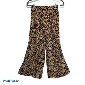 Treasure & Bond Leopard Paper Bag Waist Pants